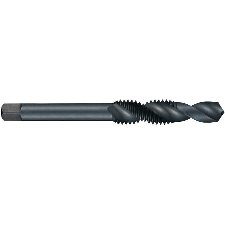 E651 5/16"x18UNC HSS ST Spiral Flute (30DEG) Combi Drill/Tap DIN
