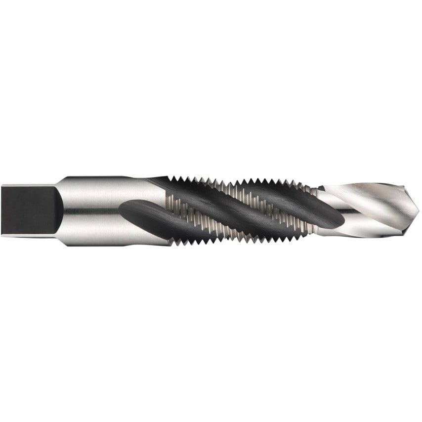E653 1/2"X14NPT HSS St Spiral Flute (30DEG) Combi Drill/Tap ANSI