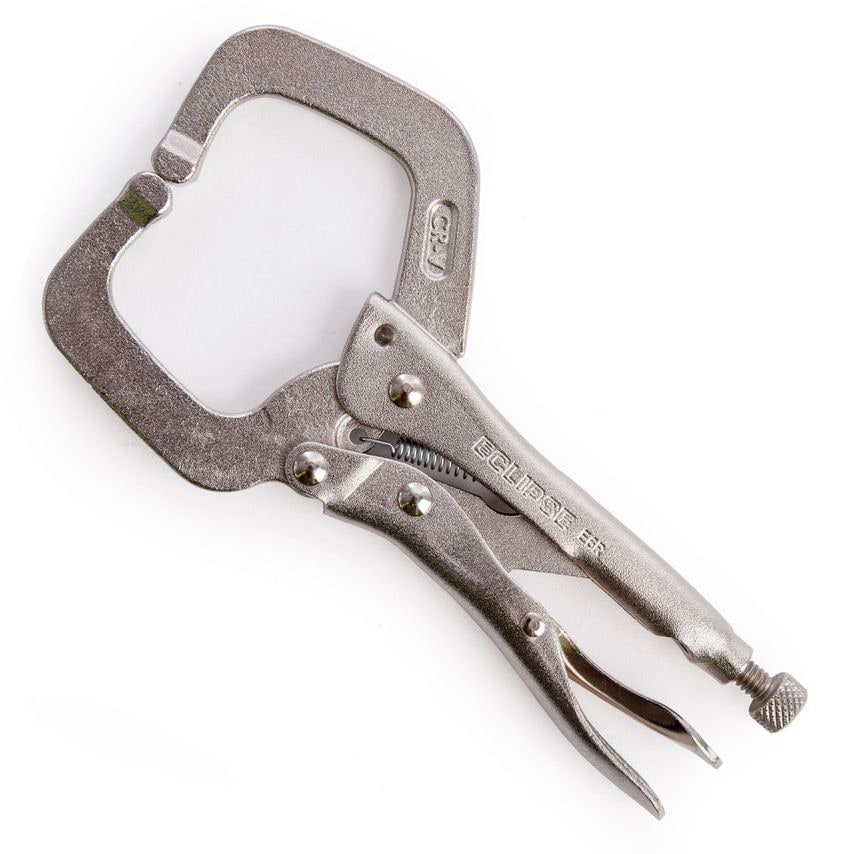 E6R Locking C-Clamps with Regular Tips 6"/150mm