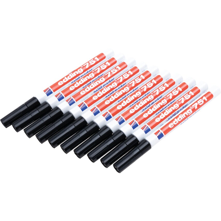 E-751 Paintmarker Black (Pack of 10)