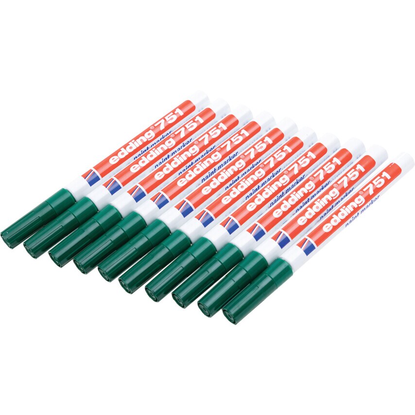 E-751 Paintmarker Green (Pack of 10)