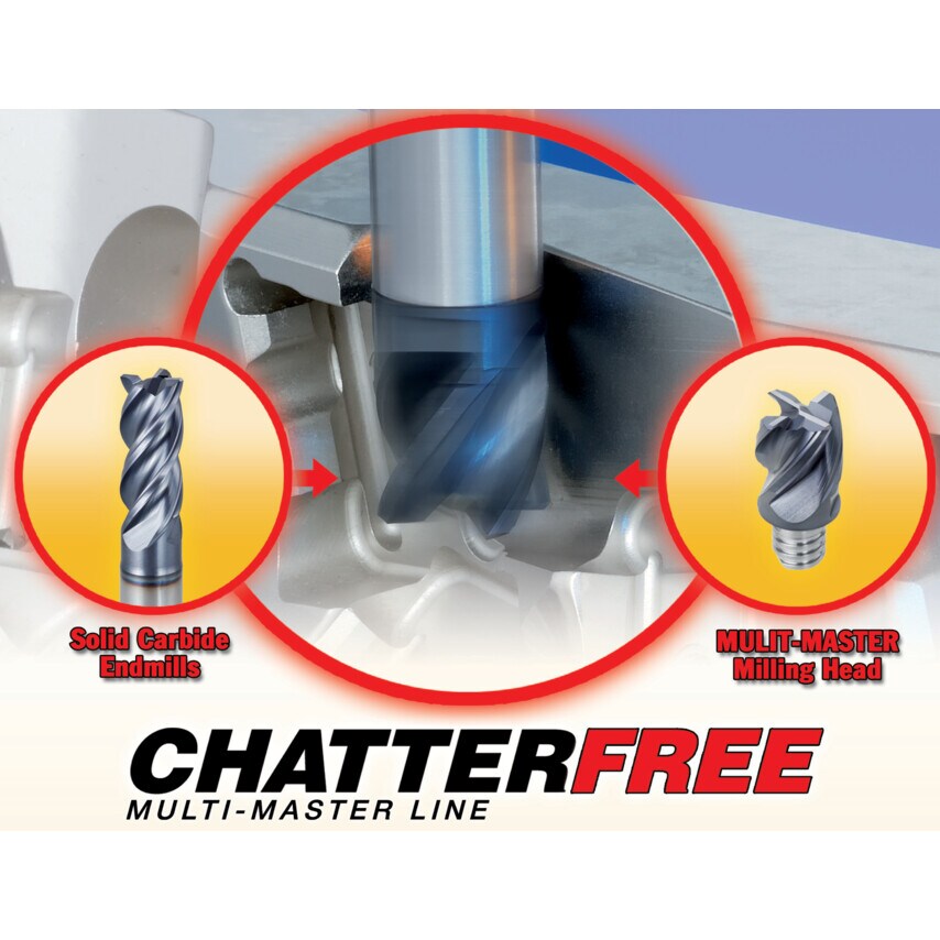 EC-E4L 16-34/50C16CF100 Chatter Free Carbide E/M