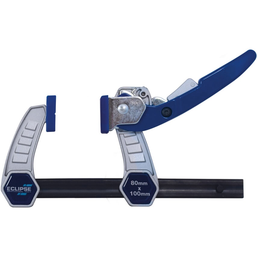 ELC80-12 12" Quick Rel. Lever Clamp 80mm Throat Dep