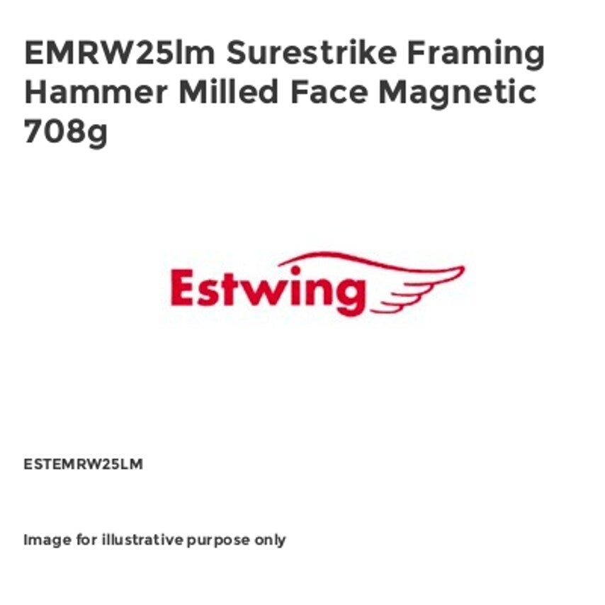 EMRW25lm Surestrike Framing Hammer Milled Face Magnetic 708g