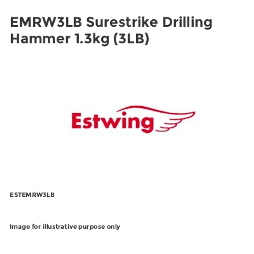 EMRW3LB Surestrike Drilling Hammer 1.3kg (3LB) ESTEMRW3LB