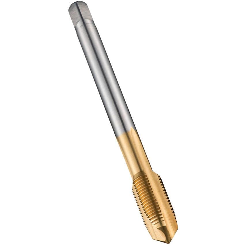 EP10TIN M12X1.25MM HSS-E Metric Fine Spiral Point Tap - TiN Coated - DIN 374