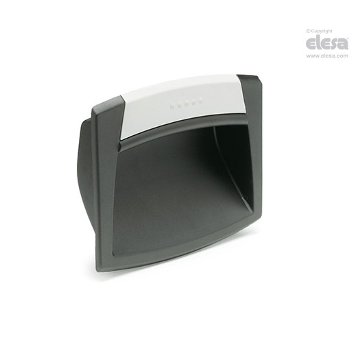 EPR Flush pull handles for screw mounting technopolymer Open cavity without flap EPR.110-SH-C4