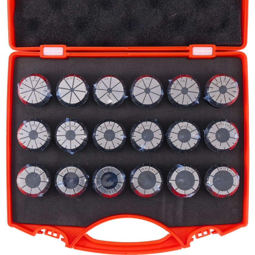 ER32 Collet Set DIN6499 SET-18