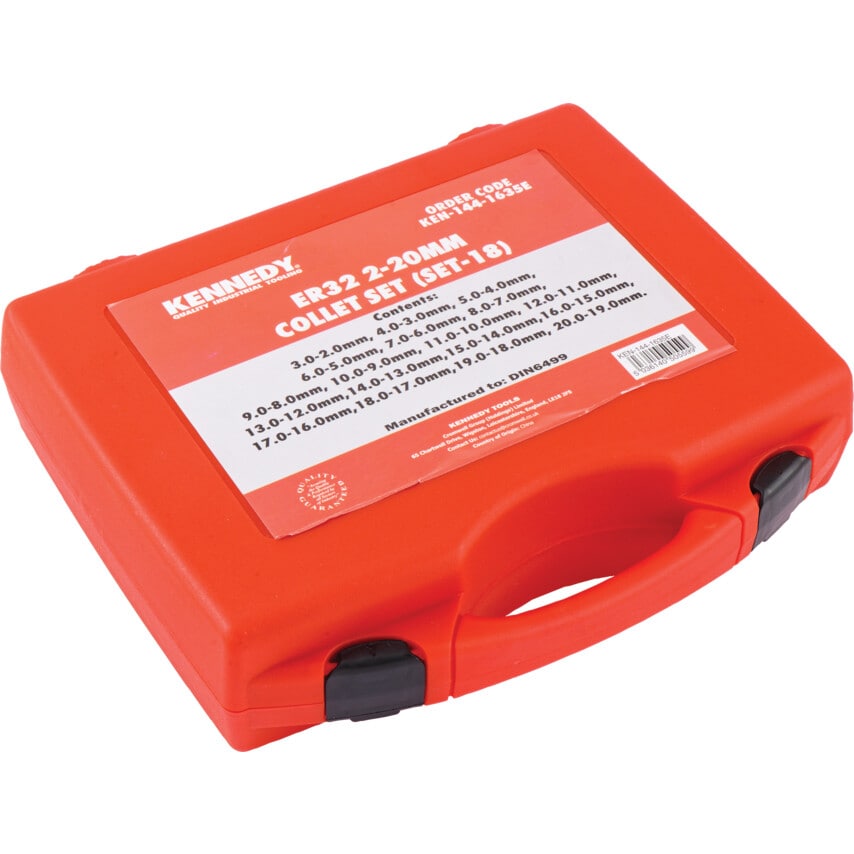 ER32 Collet Set DIN6499 SET-18