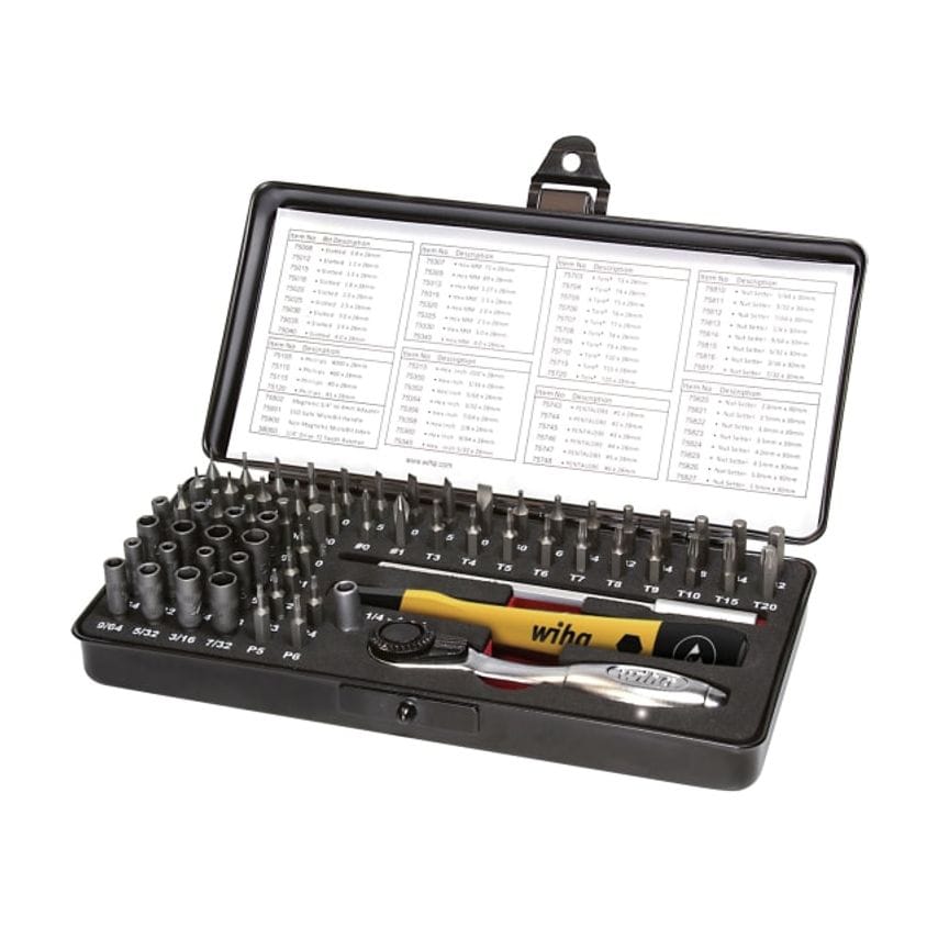 ESD Micro-bit Set, 66 Piece (Inc. Case)