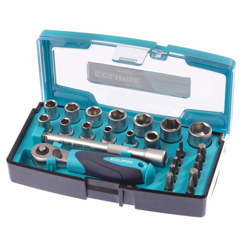 ESS25PS Socket Set 1/4in Square Drive (25 Piece)