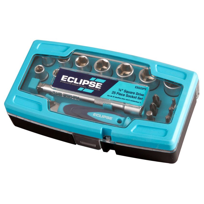 ESS25PS Socket Set 1/4in Square Drive (25 Piece)