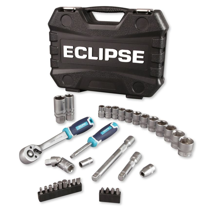 ESS34PS 1/4" & 3/8" SQ Drive Socket Set - 34 Piece