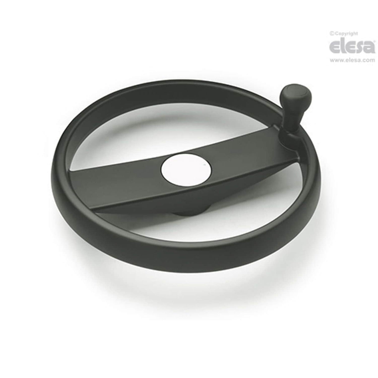 ETW375 Spoked handwheels Technopolymer Revolving handle "Soft touch" ETW.375+IEL A-20-C6