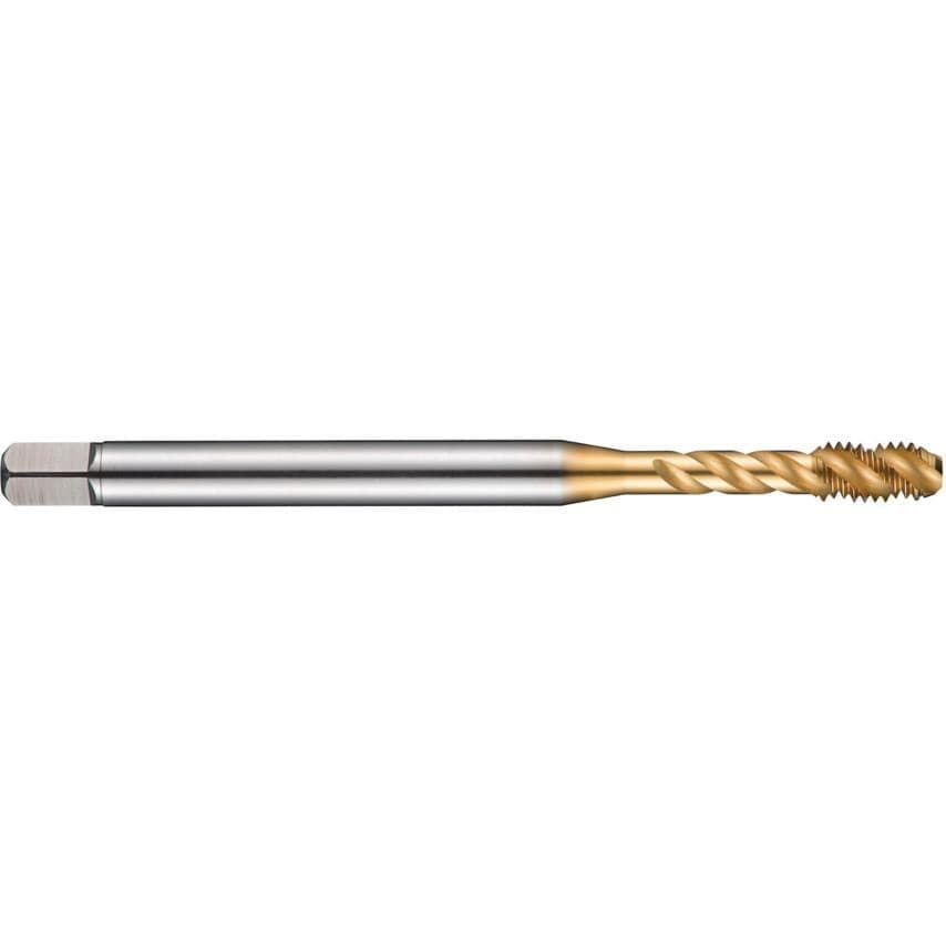 EX00TIN M27X3MM HSS-E TiN Multi-application Spiral Flute Tap DIN371/6