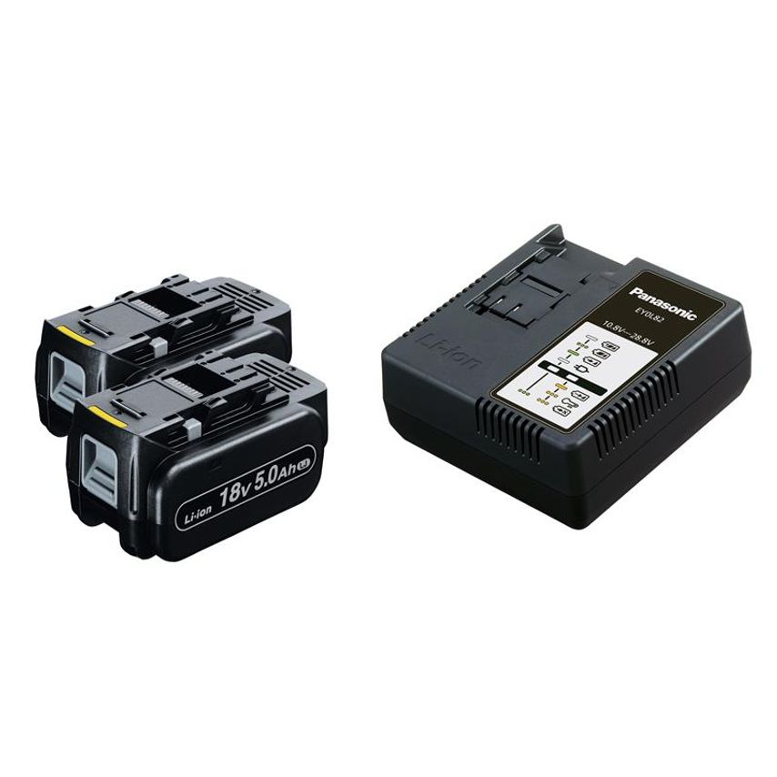 EY75A8LJ2G 1/2in Impact Wrench & Systainer Case 18V 2 x 5.0Ah Li-ion PAN75A8LJ