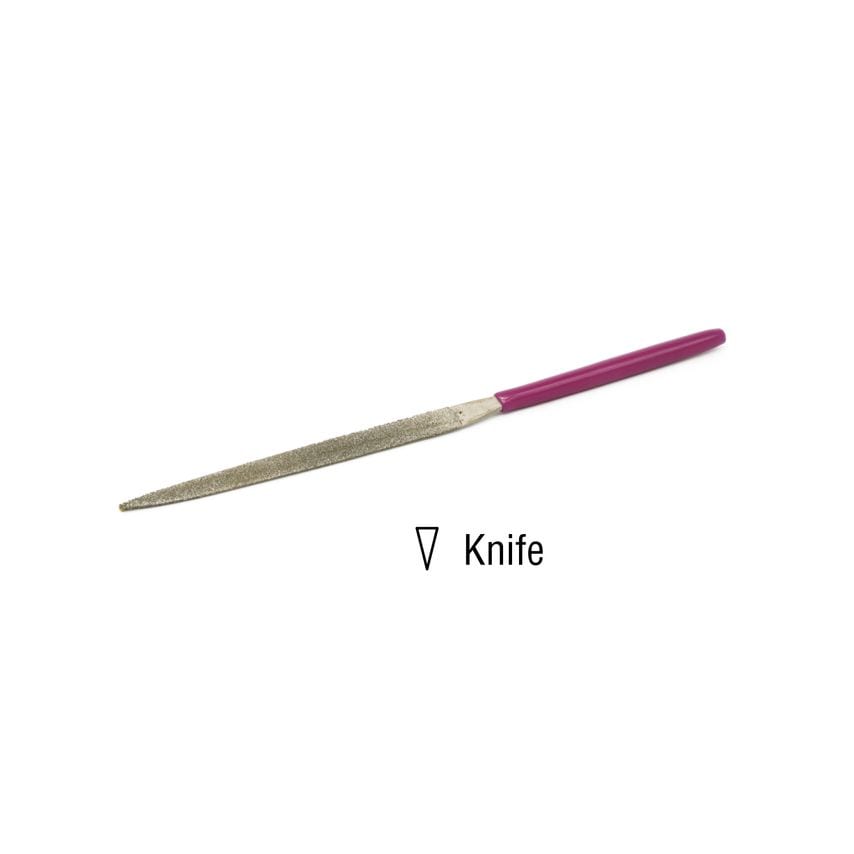 EZE-LAP Needle File Knife  Coarse