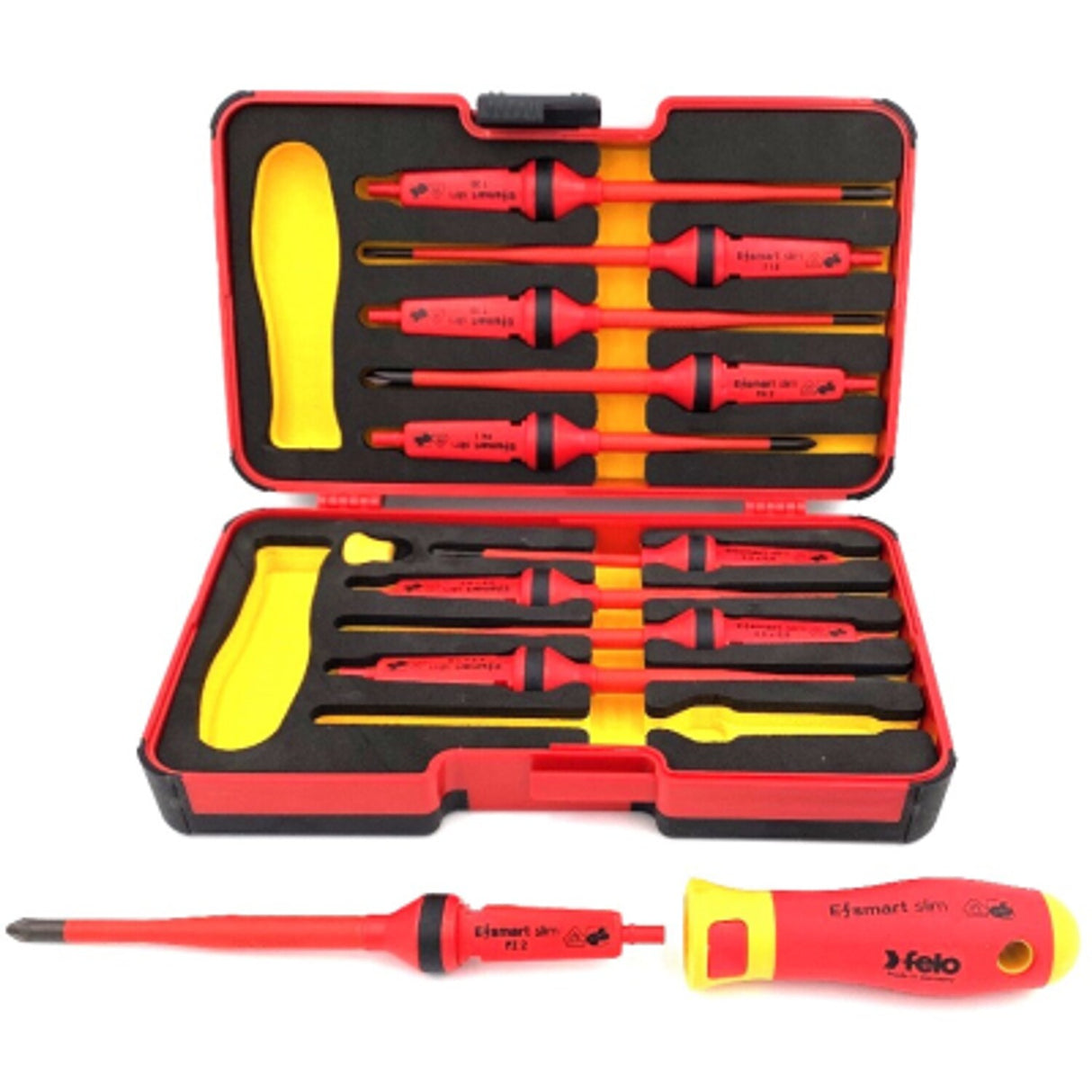 "E" Smart Slim Screwdriver Set 12 Piece