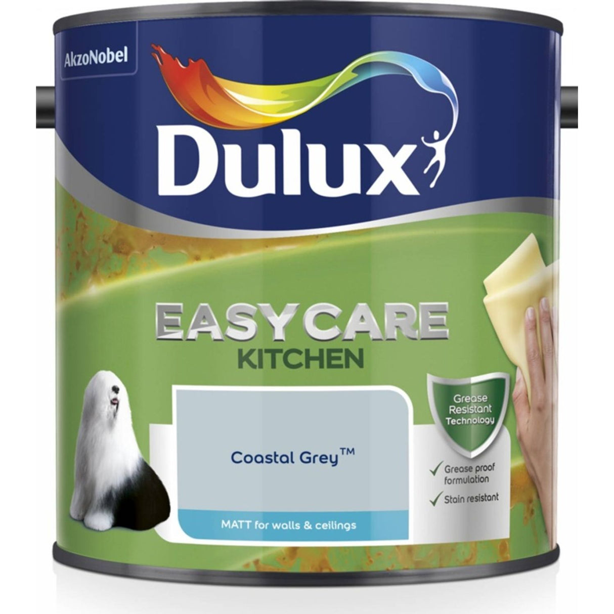 Easycare Kitchen Matt Paint 2.5 Litre Coastal Grey
