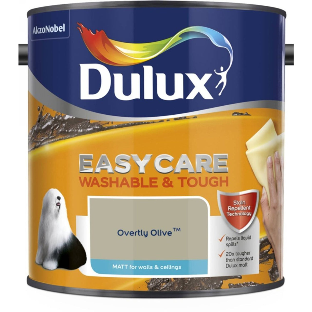 Easycare Matt Paint 2.5 Litre Overtly Olive