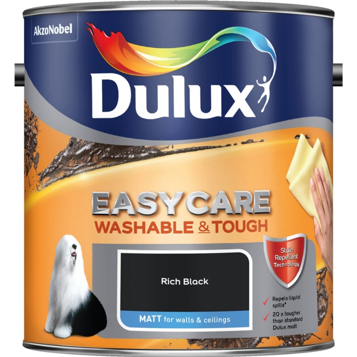 Easycare Matt Paint 2.5 Litre Rich Black