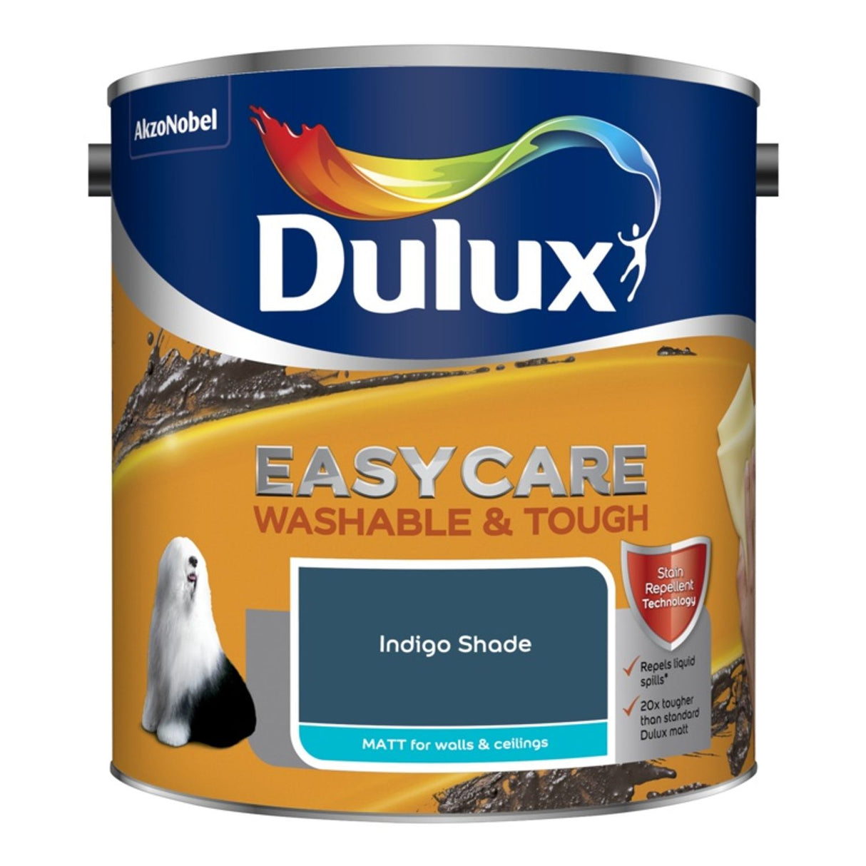 Easycare Washable & Tough Matt Paint 2.5 Litre Indigo Shade