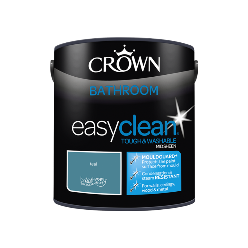 Easyclean Bathroom Mid Sheen 2.5L Teal