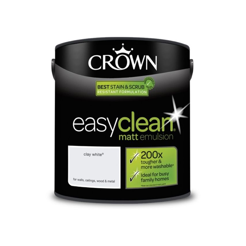 Easyclean Matt Emulsion 2.5L Clay White