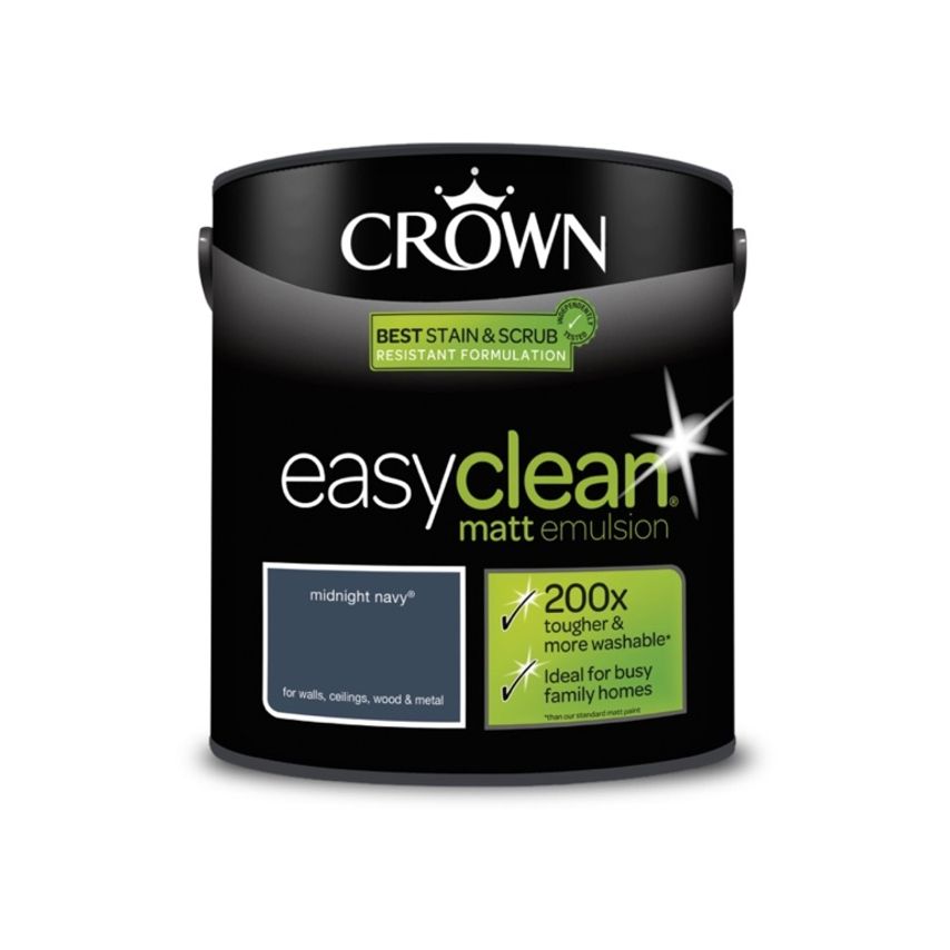 Easyclean Matt Emulsion 2.5L Midnight Navy