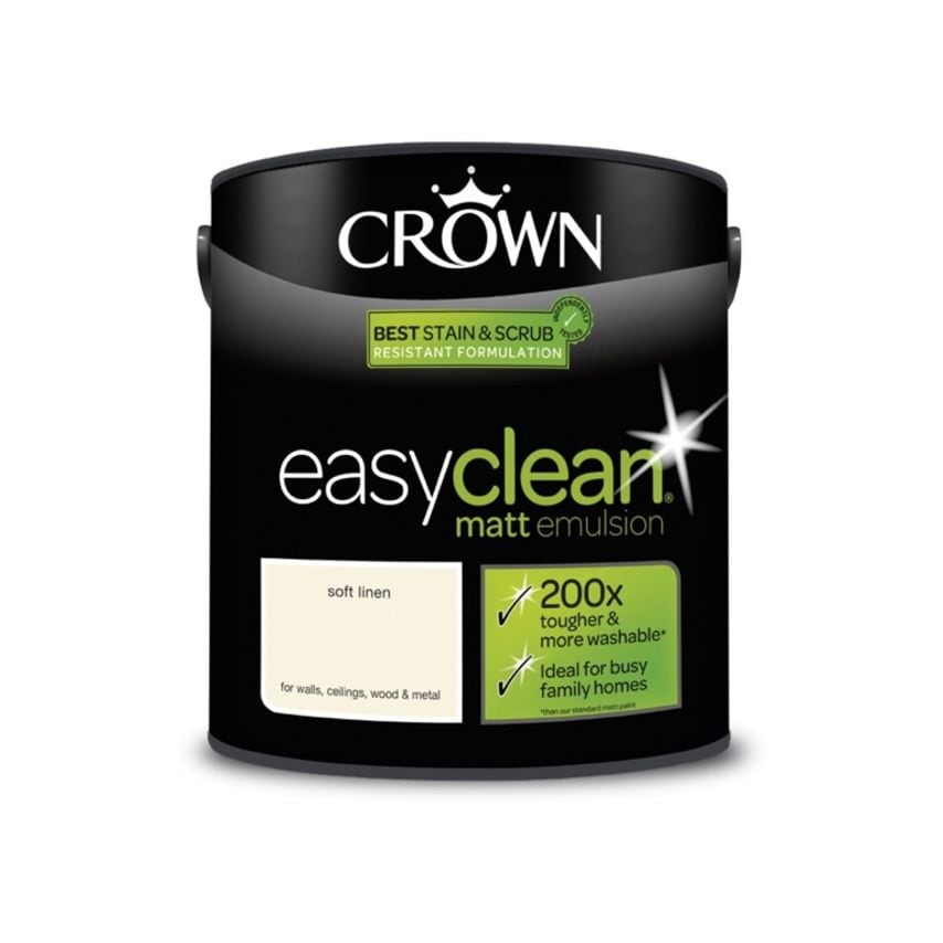 Easyclean Matt Emulsion 2.5L Soft Linen