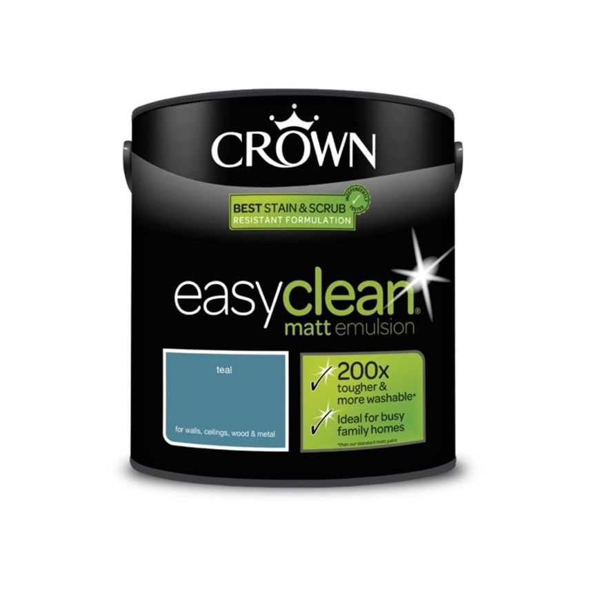 Easyclean Matt Emulsion 2.5L Teal