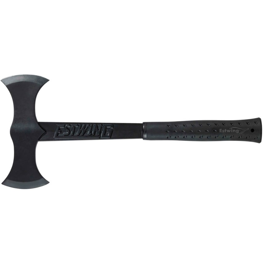 Ebdba Double Bit Axe, 38OZ (1.088KG) Black Nylon Vinyl Grip