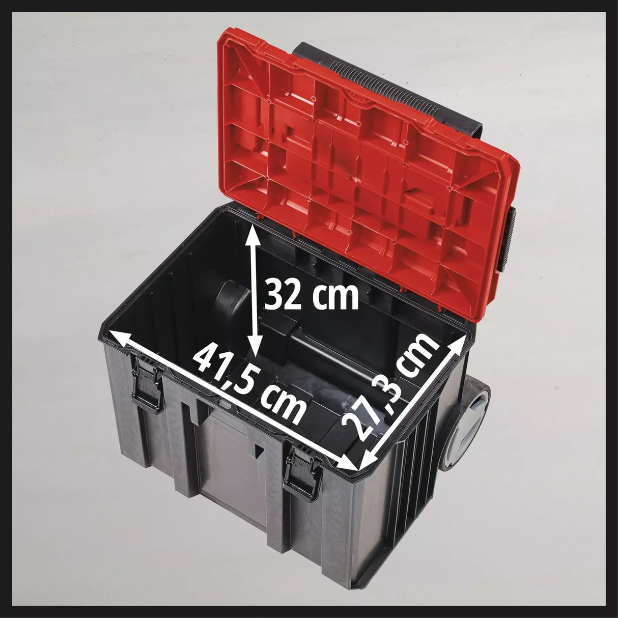 E-case L with Wheels System Storage Carrying Case (BX-1)