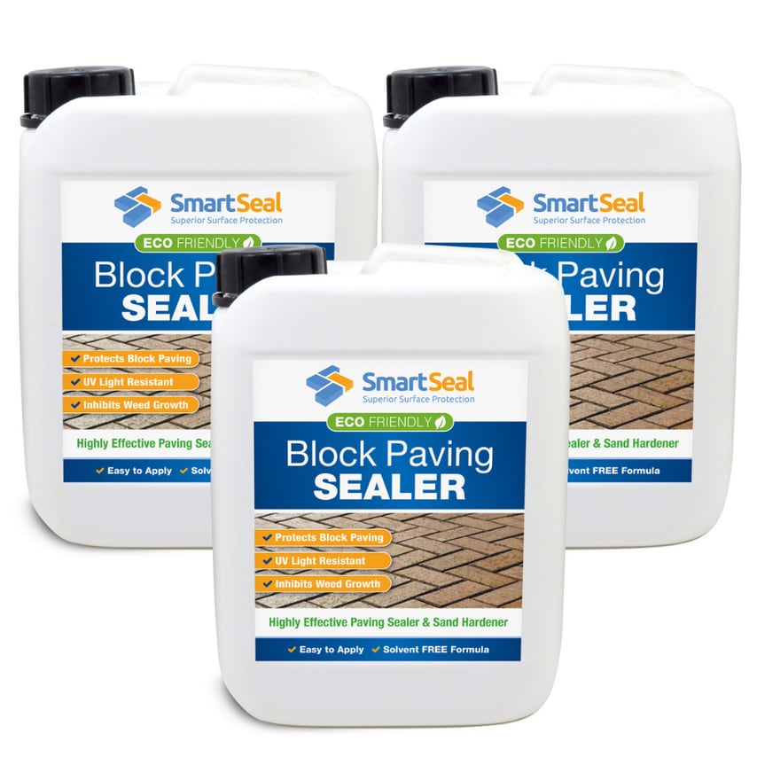 Eco Friendly Block Paving Sealer 5 Liter Pack of 3