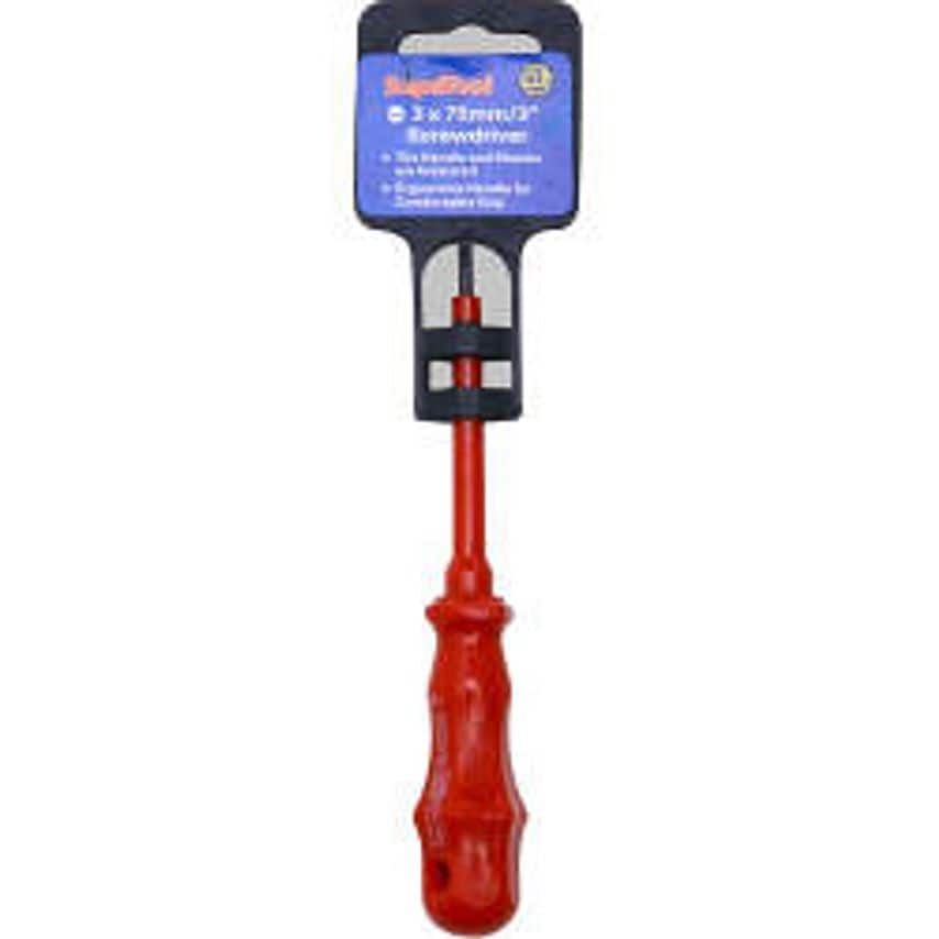 Electrical Screwdrivers 75mm X Slotted