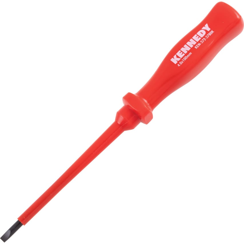 Electricians Screwdriver, 4.0mm Parallel Tip, 100mm Blade