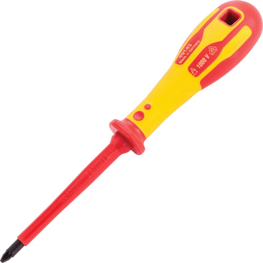Electricians Screwdriver, 6.0mm Pozi Tip, 100mm Blade