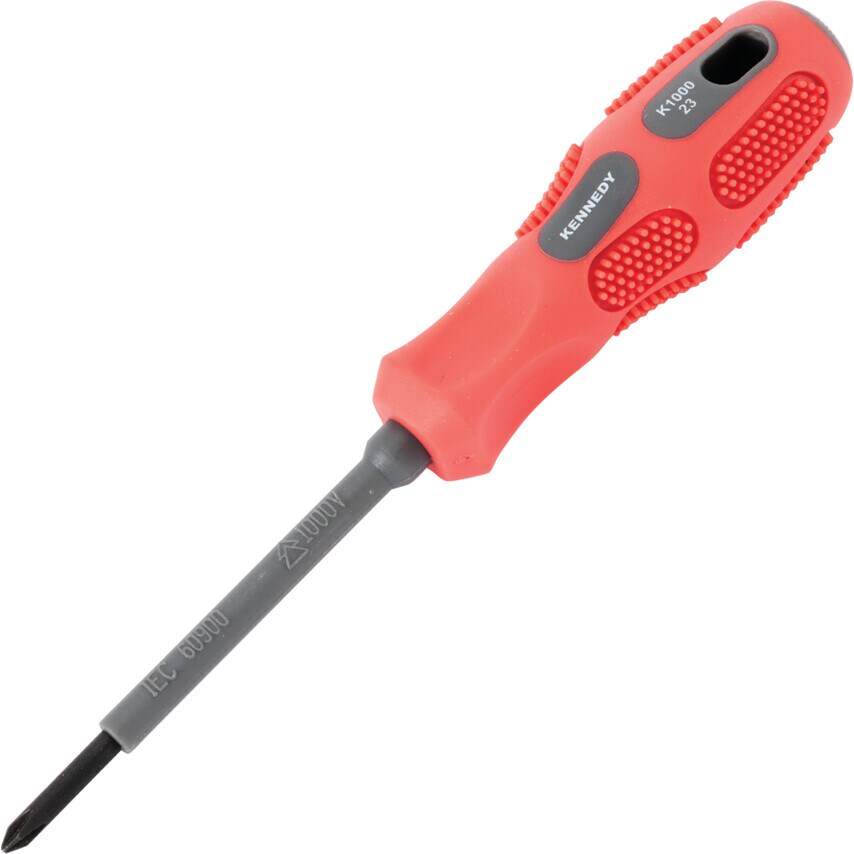 Electricians Screwdriver, No.0 Phillips Tip, 60mm Blade