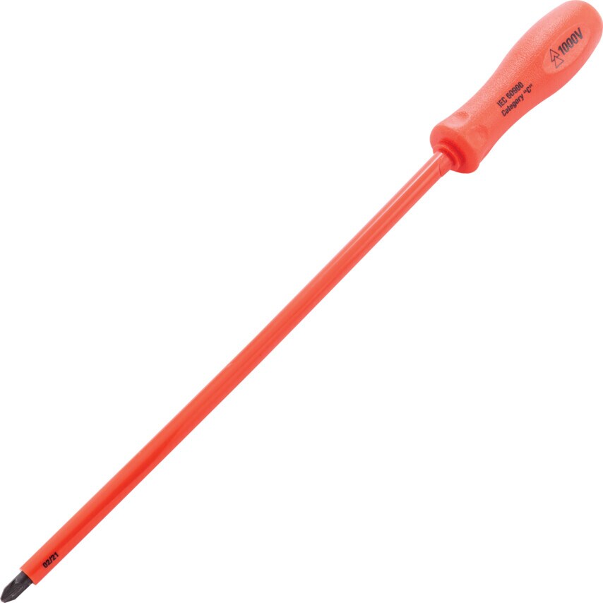 Electricians Screwdriver, No.2 Pozi Tip, 270mm Blade