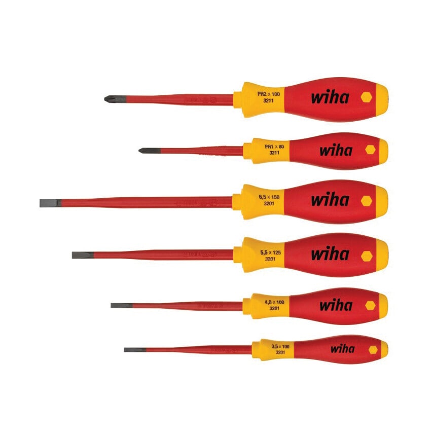 Electricians Screwdriver Set, Set of 6 - WIH5724240M