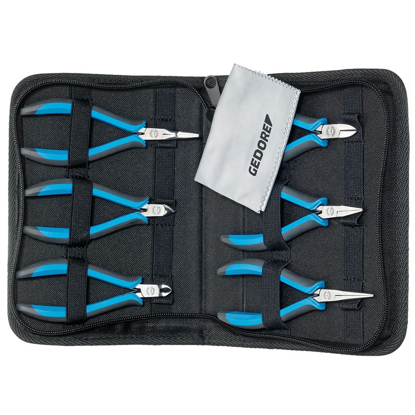 Electronic pliers set, 6 pieces