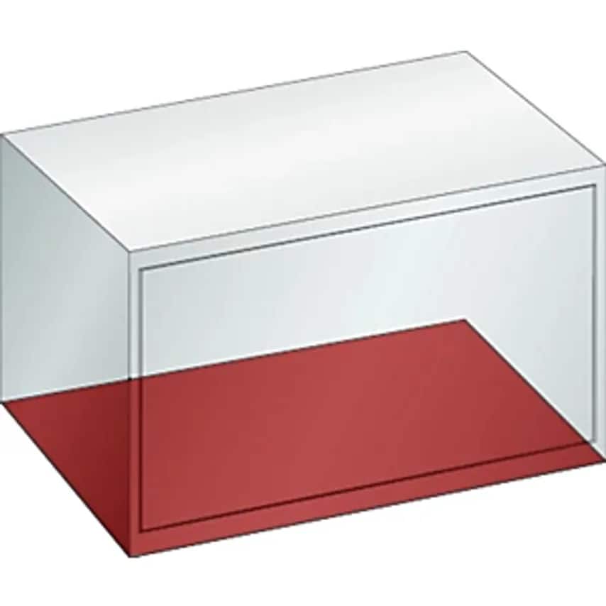 Empty Drawer Cupboard Housing, External WxD 1431 X 725mm, Height 1000mm, Light Blue