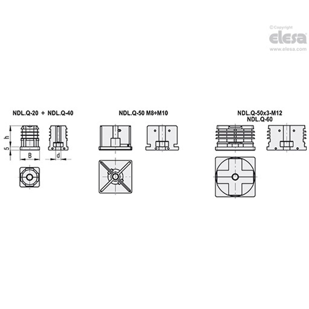 End-cap-NDL.Q-20x2-M8 - 430557-E