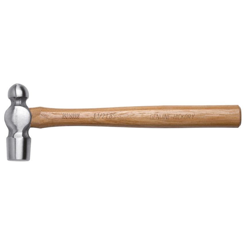 Engin.ball pein hammer 1.1/2lbs hickory