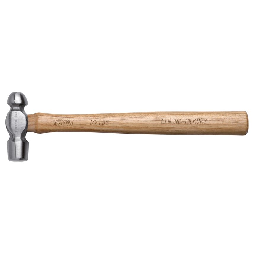 Engin.ball pein hammer 1/2lbs hickory