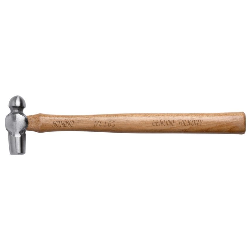 Engin.ball pein hammer 1/4lbs hickory