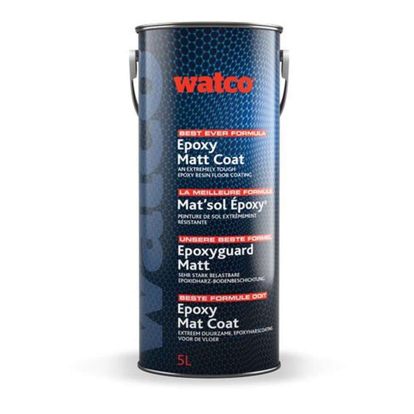 Epoxy Matt Coat Concrete Grey EMCBEFRAL7023