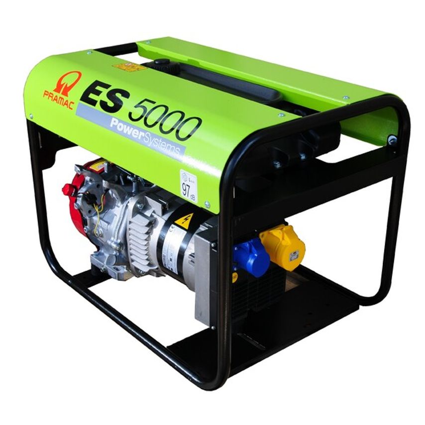 Es5000 +HUK, Single Phase, 230/115V, 50Hz, Honda Engine Stage V Hand Start/Petrol