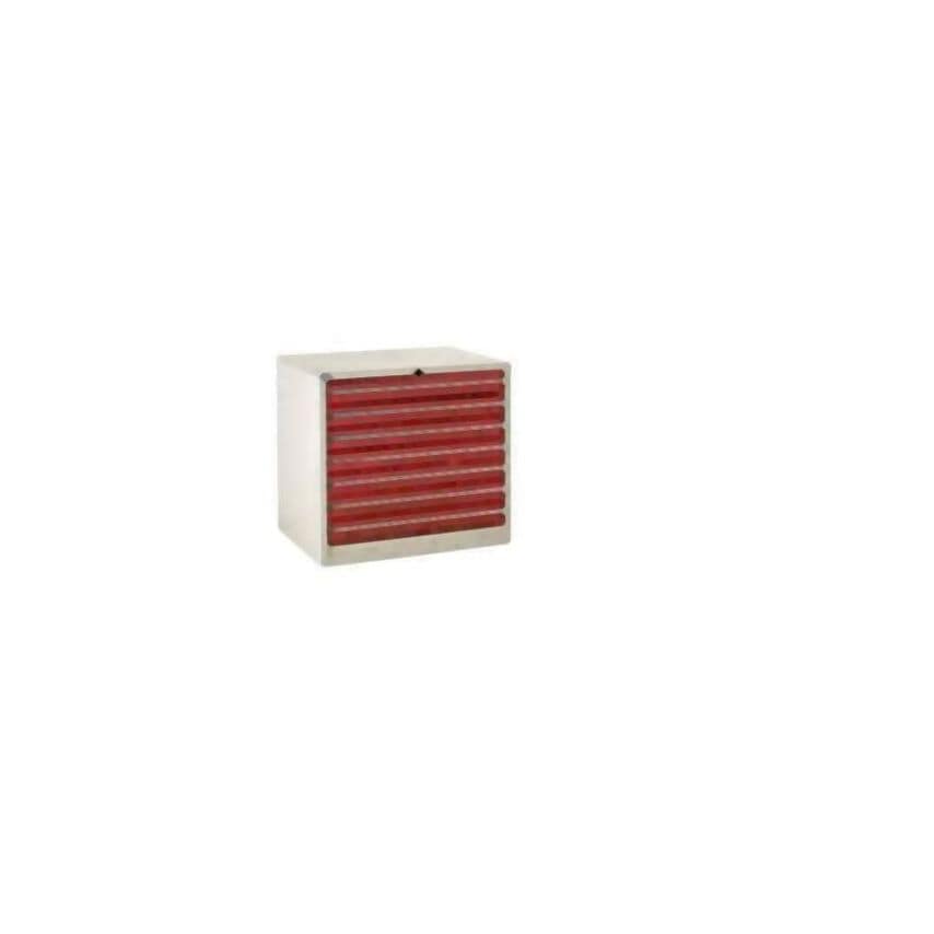 Euroslide System Tek Workbench Kit 5 - Laminate - 600W - Euroslide 5 Drawer - Red