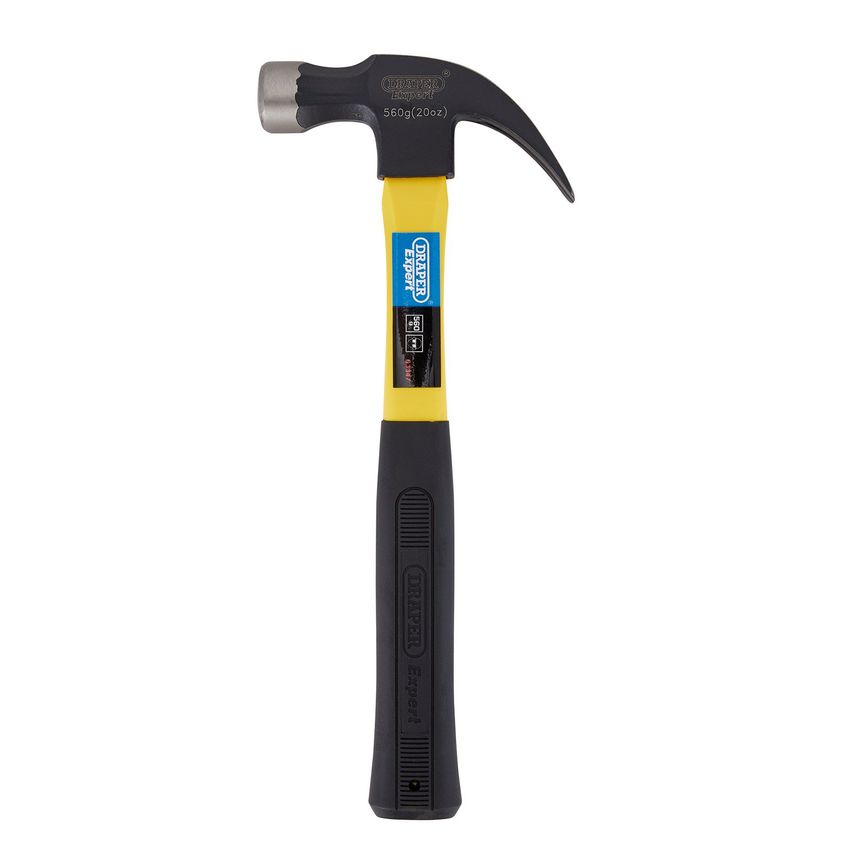Expert Fibreglass Shafted Claw Hammer - 560g/20oz